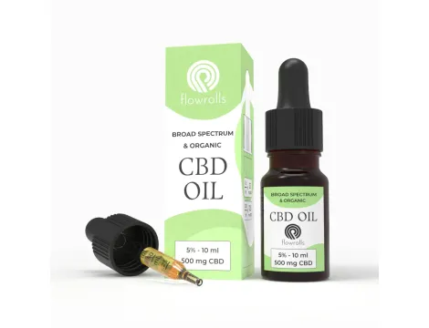 Flowrolls Olejek konopny Broad Spectrum CBD 5%